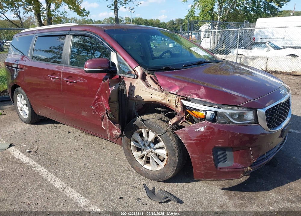 2016 KIA SEDONA LX VIN: KNDMB5C19G6110808