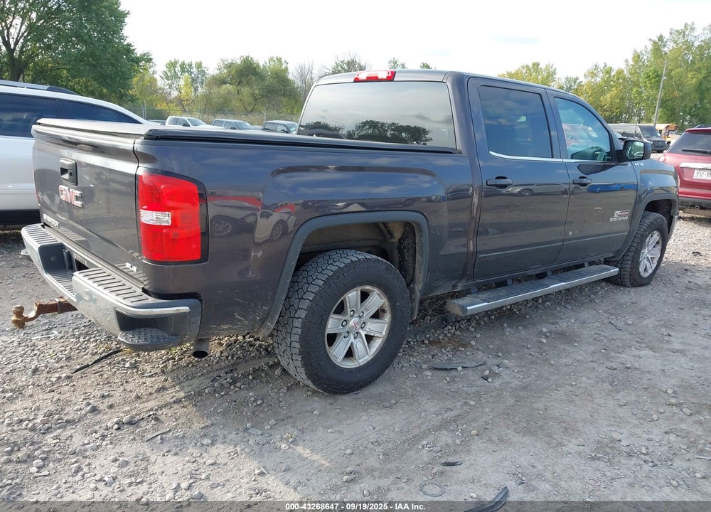 2015 GMC SIERRA 1500 SLE VIN: 3GTU2UEC5FG296708
