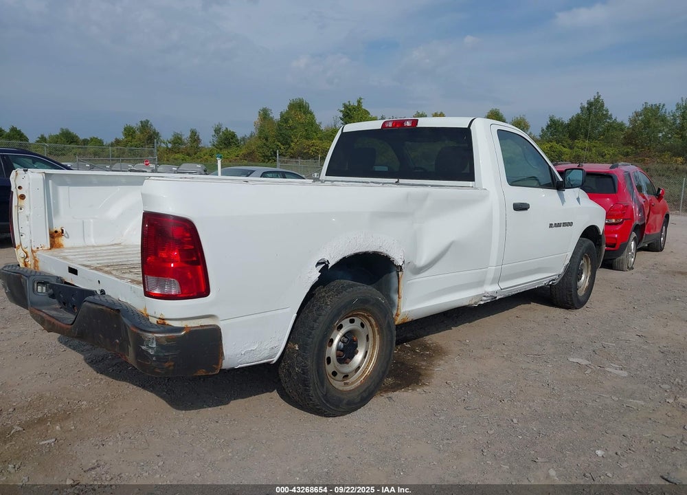 2011 RAM 1500 ST VIN: 3D7JV1EP8BG596061