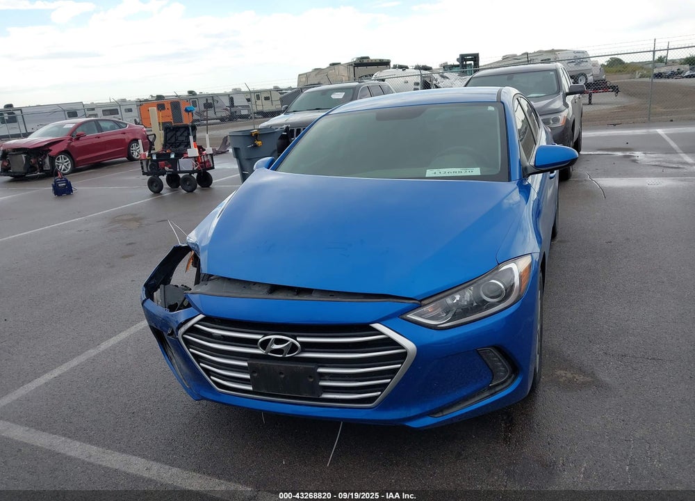 2017 HYUNDAI ELANTRA VIN: 5NPD84LF5HH051770