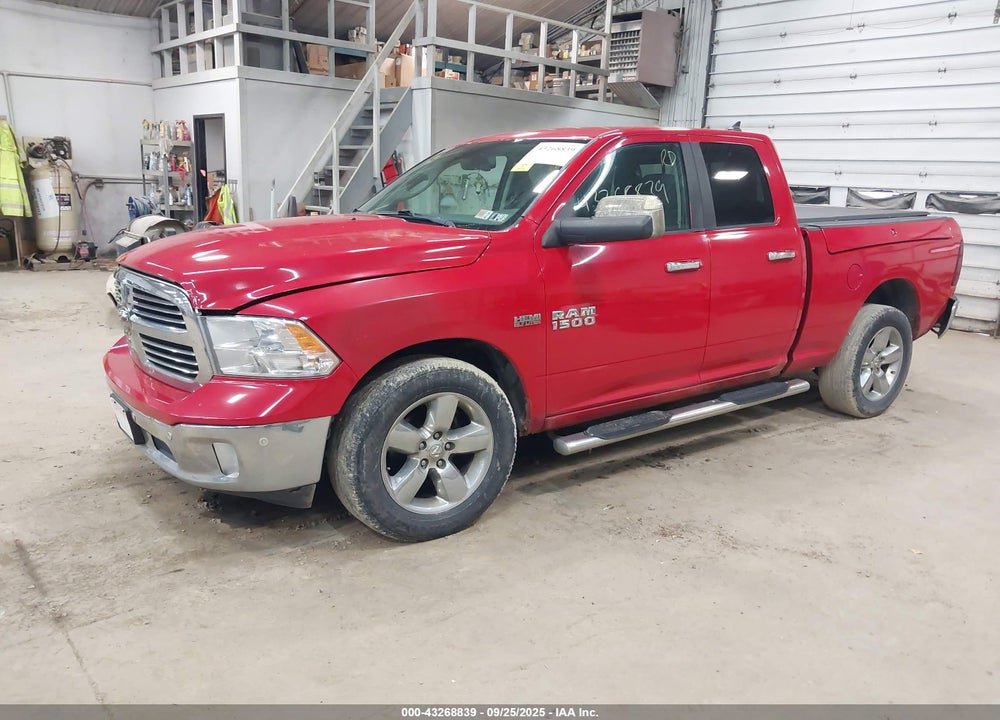 2016 RAM 1500 BIG HORN VIN: 1C6RR7GT2GS358289