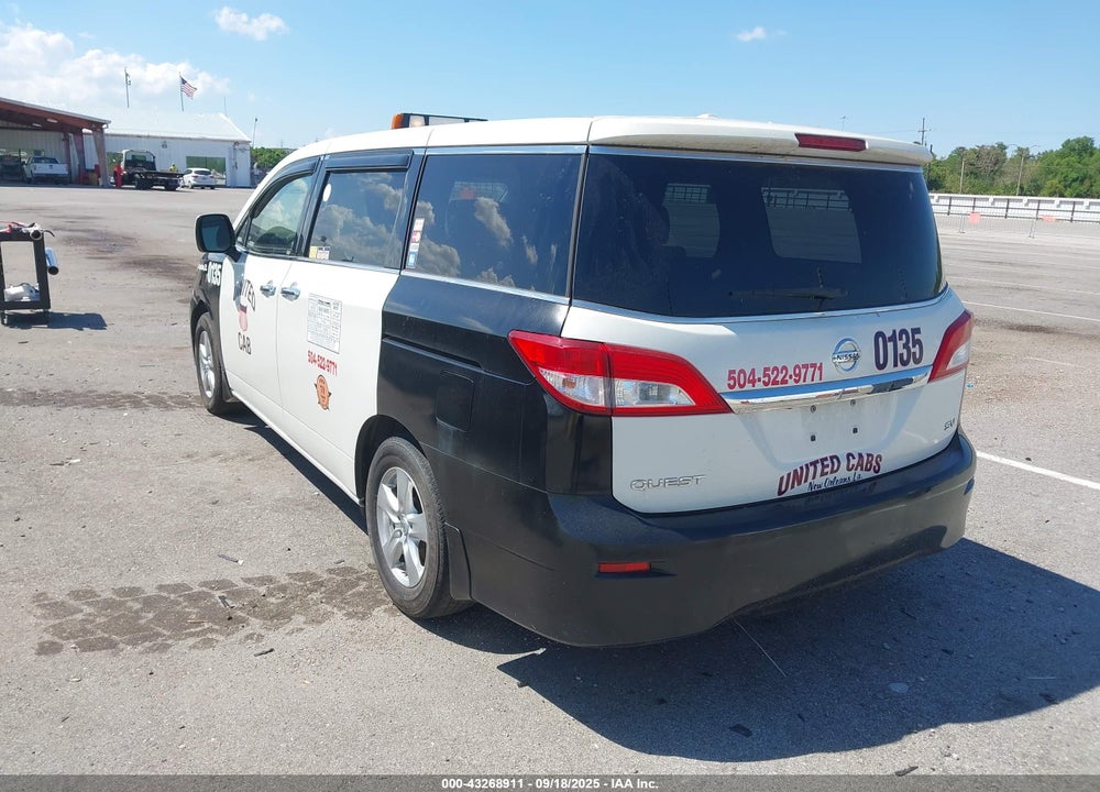 2015 NISSAN QUEST SV VIN: JN8AE2KP0F9122006