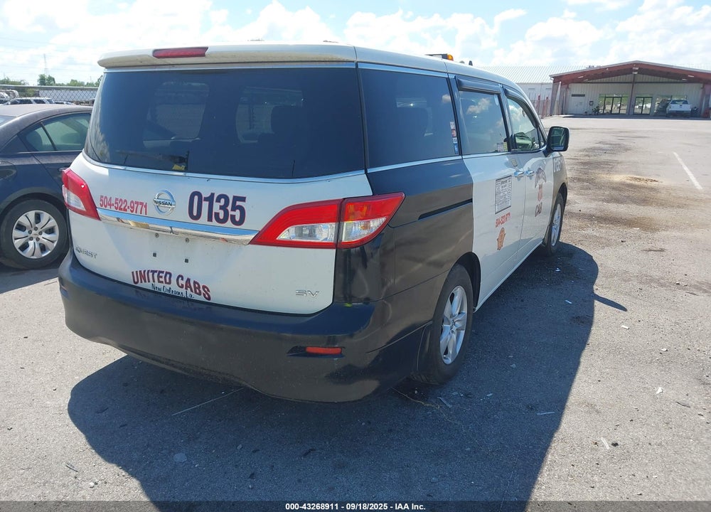 2015 NISSAN QUEST SV VIN: JN8AE2KP0F9122006