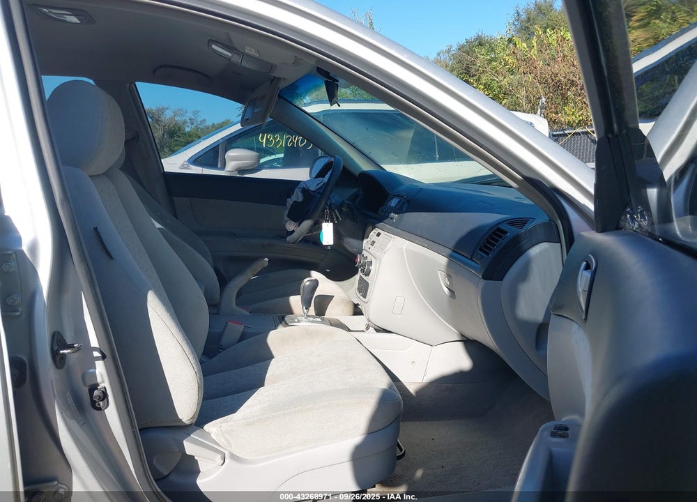 2007 HYUNDAI SONATA VIN: 5NPET46C17H250317