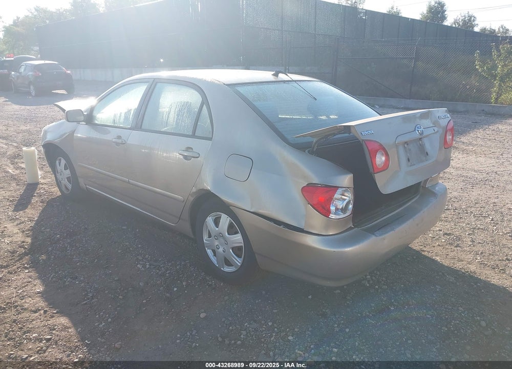 2004 TOYOTA COROLLA LE VIN: 2T1BR38E74C208601