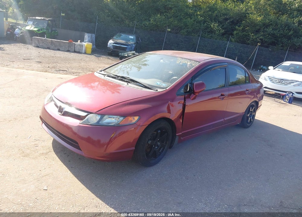 2008 HONDA CIVIC VIN: 2HGFA16588H532525