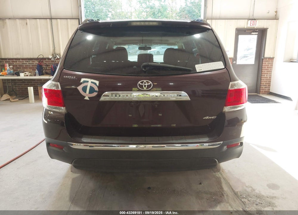 2012 TOYOTA HIGHLANDER VIN: 5TDBK3EH8CS122996