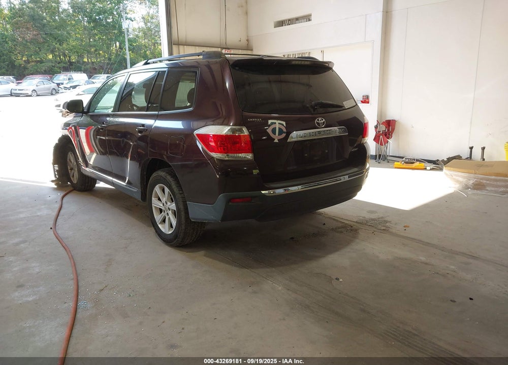 2012 TOYOTA HIGHLANDER VIN: 5TDBK3EH8CS122996