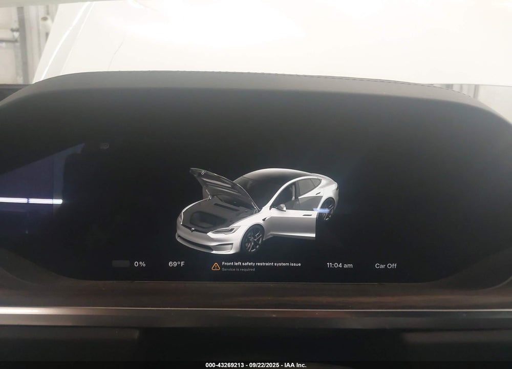 2021 TESLA MODEL S LONG RANGE DUAL MOTOR ALL-WHEEL DRIVE VIN: 5YJSA1E5XMF432277