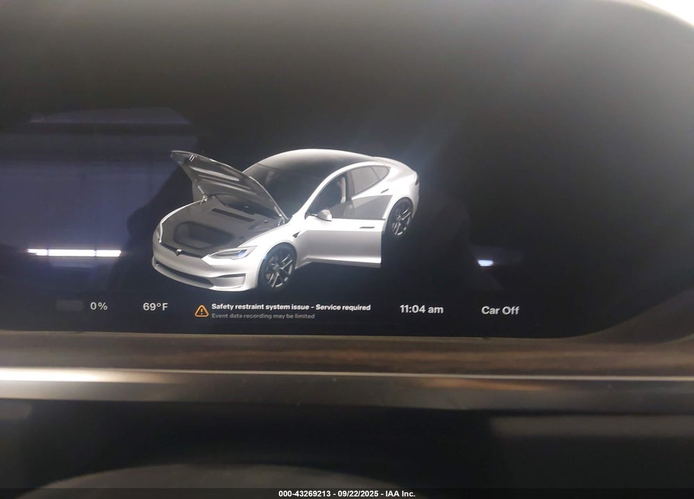 2021 TESLA MODEL S LONG RANGE DUAL MOTOR ALL-WHEEL DRIVE VIN: 5YJSA1E5XMF432277