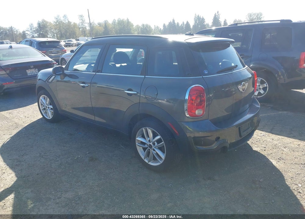 2011 MINI COOPER S COUNTRYMAN VIN: WMWZC5C51BWM11262