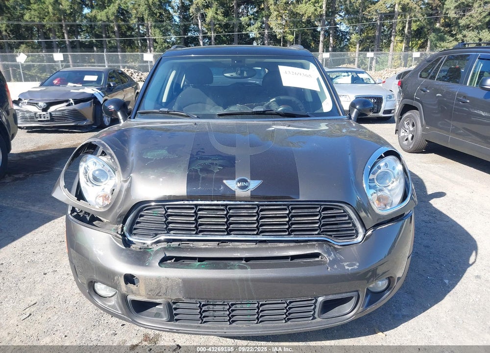 2011 MINI COOPER S COUNTRYMAN VIN: WMWZC5C51BWM11262
