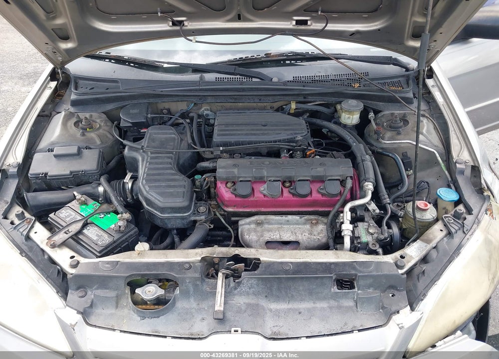 2005 HONDA CIVIC LX VIN: 2HGES16565H596244