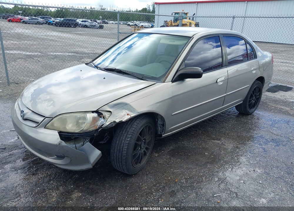 2005 HONDA CIVIC LX VIN: 2HGES16565H596244