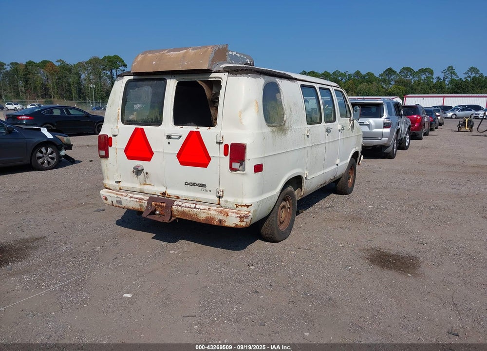 1980 DODGE RAM VAN VIN: B11ANAX101296