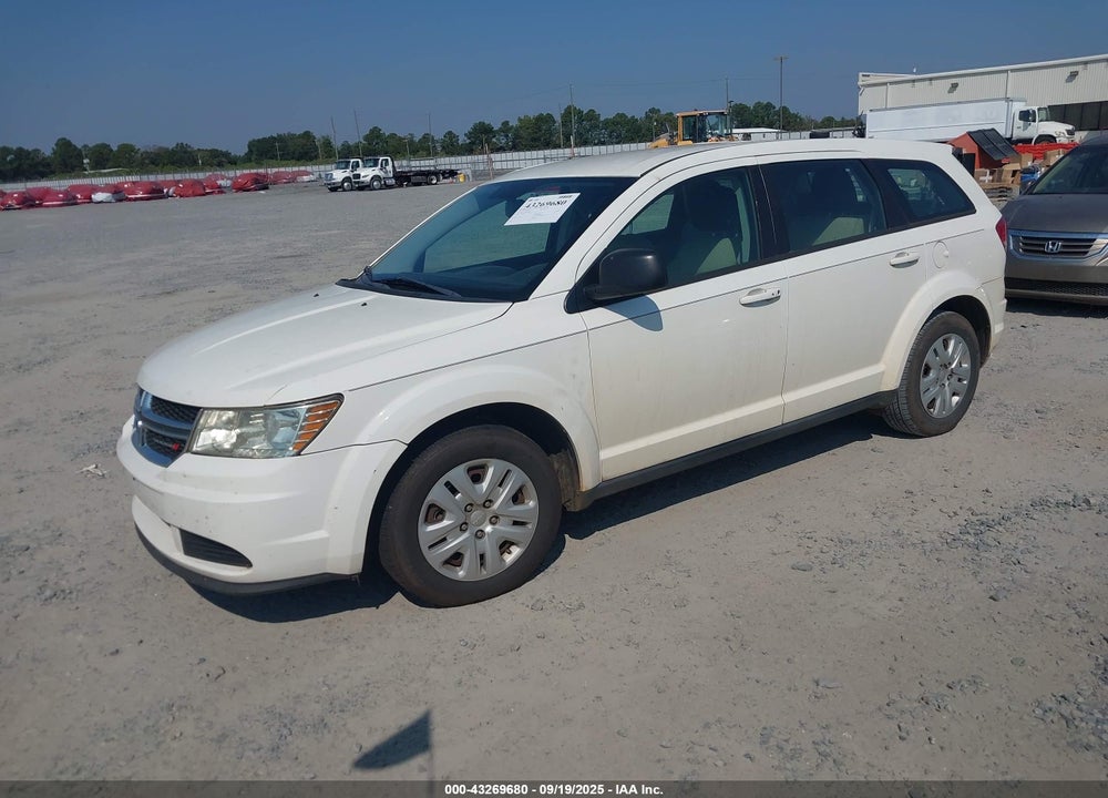 2013 DODGE JOURNEY VIN: 3C4PDCAB8DT695390