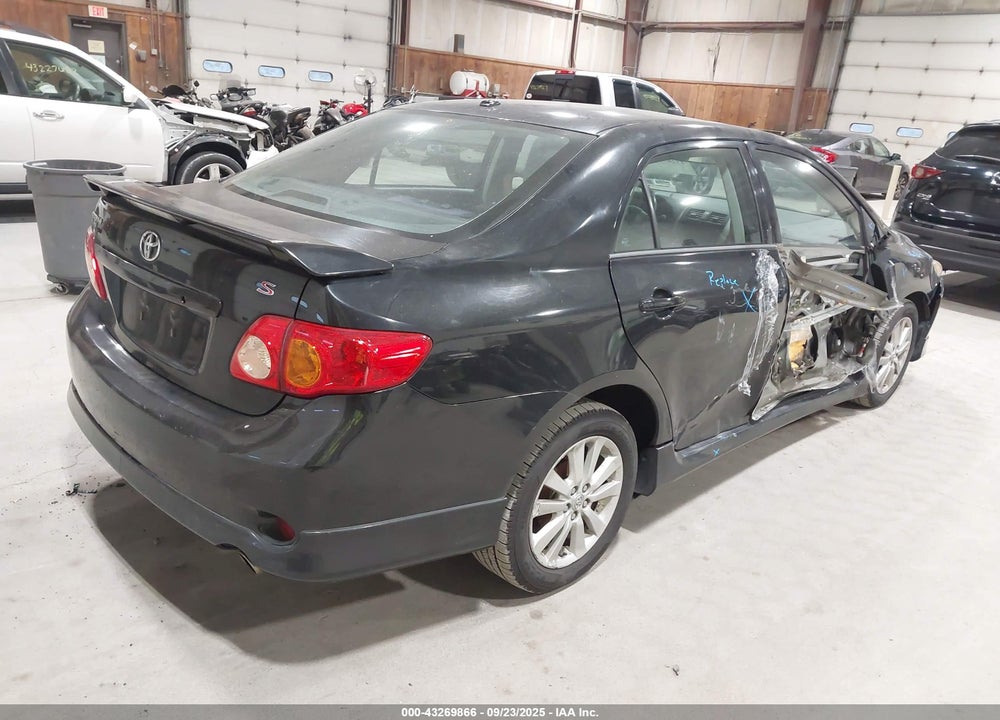 2009 TOYOTA COROLLA VIN: 2T1BU40E29C108087