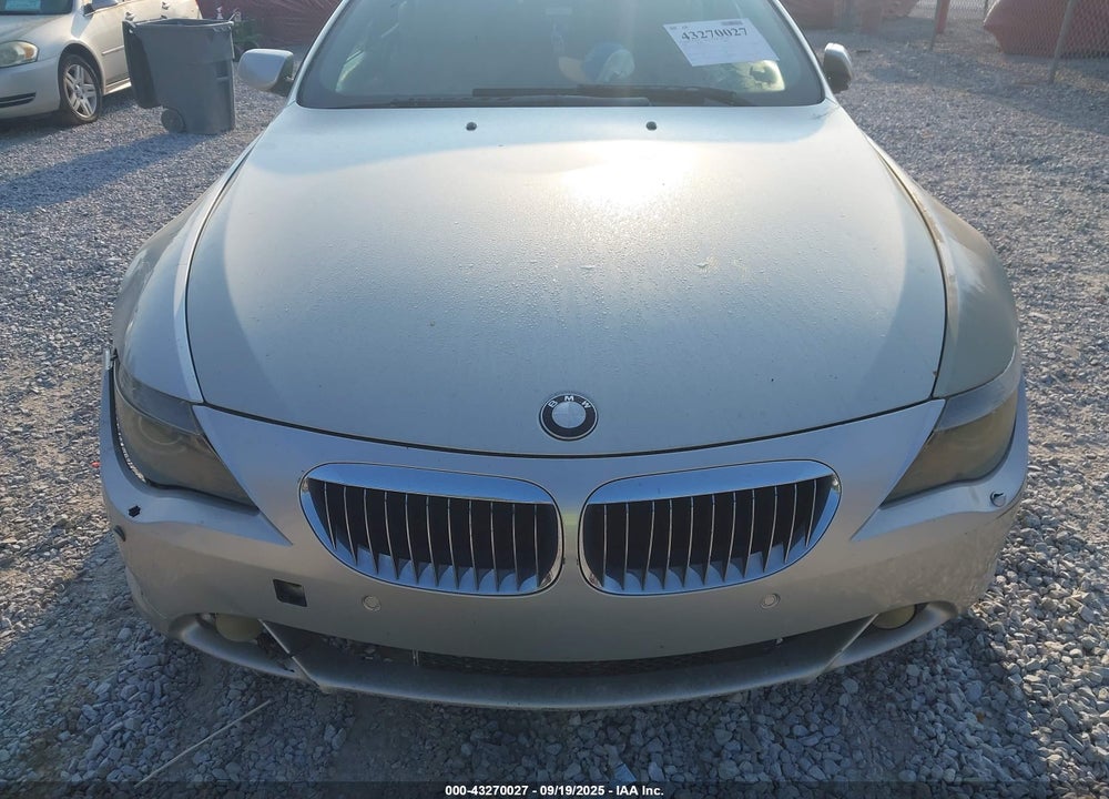 2006 BMW 650I VIN: WBAEK13486CN76377