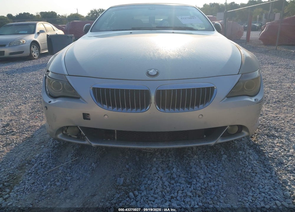 2006 BMW 650I VIN: WBAEK13486CN76377