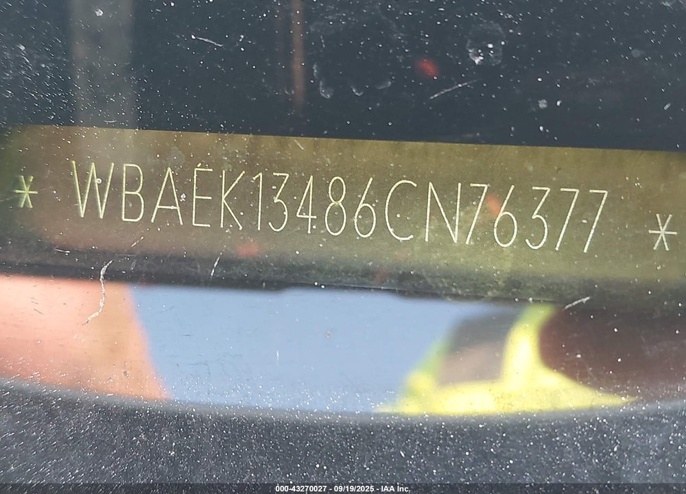 2006 BMW 650I VIN: WBAEK13486CN76377