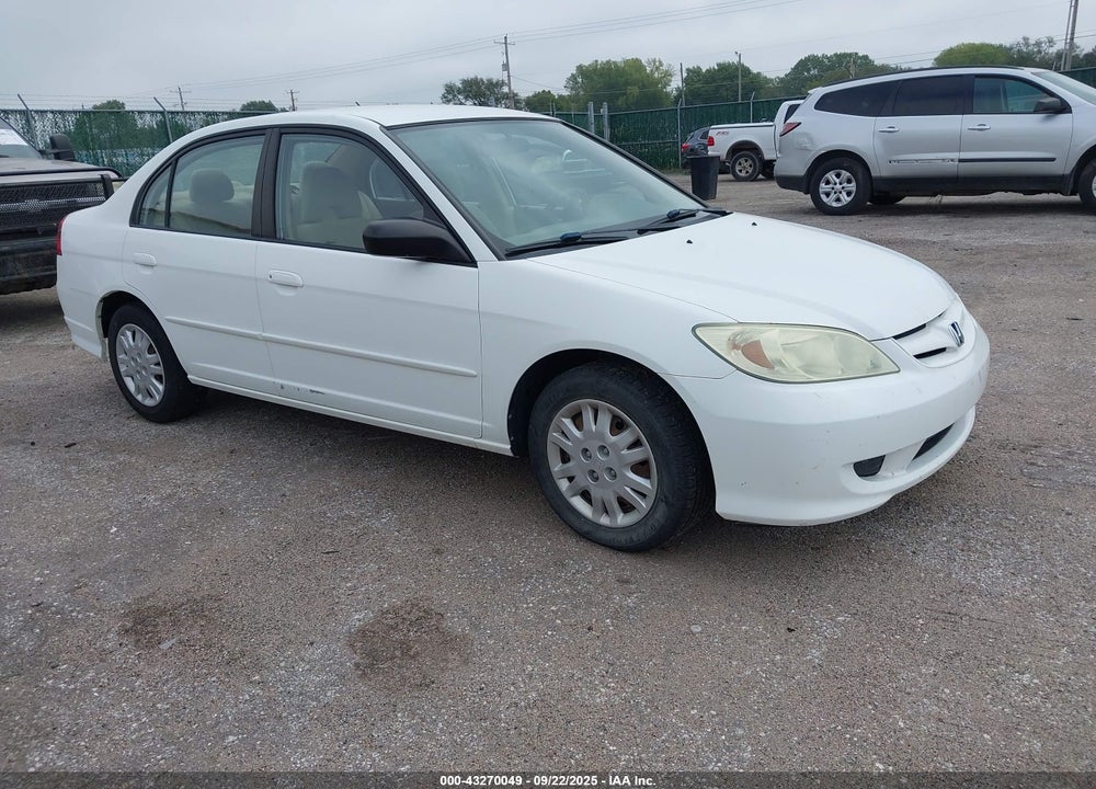 2004 HONDA CIVIC LX VIN: 2HGES16504H644836