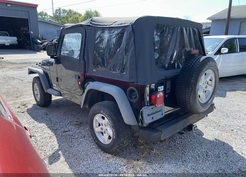 2004 JEEP WRANGLER / TJ SE VIN: 1J4FA29174P701897