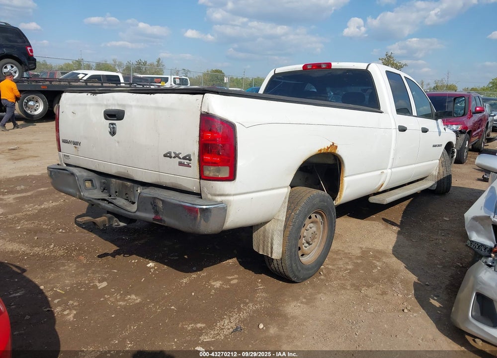 2005 DODGE RAM 2500 SLT/LARAMIE VIN: 3D7KS28C85G815276