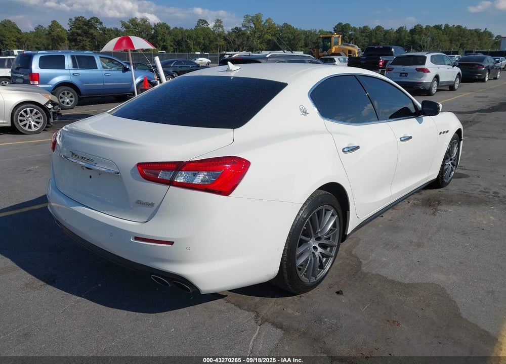2018 MASERATI GHIBLI VIN: ZAM57XSA2J1286375