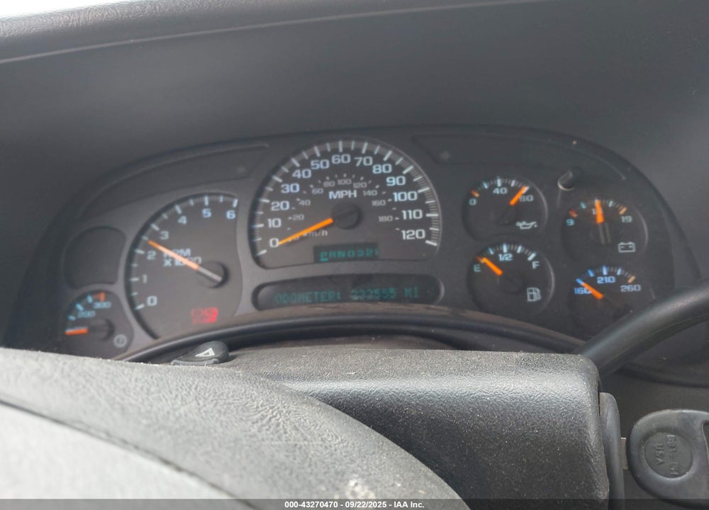 2003 CHEVROLET SILVERADO 1500HD LS VIN: 1GCGK13U03F125952