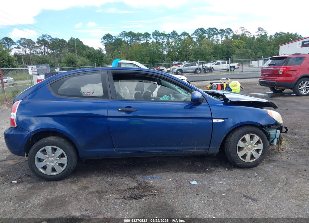2007 HYUNDAI ACCENT GS VIN: KMHCM36C57U001518