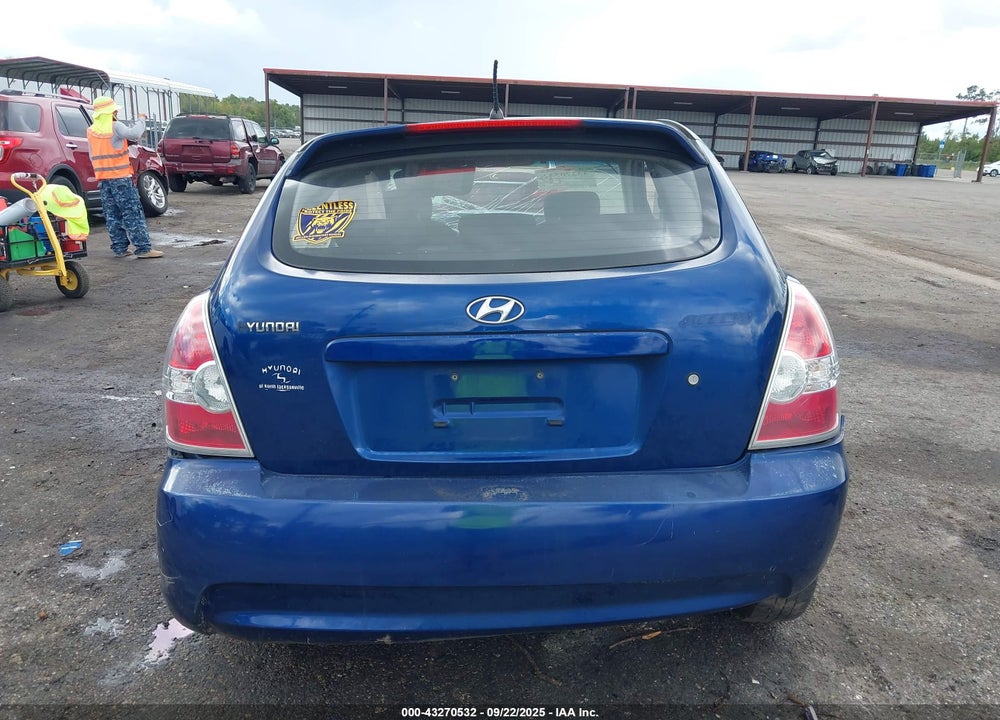 2007 HYUNDAI ACCENT GS VIN: KMHCM36C57U001518
