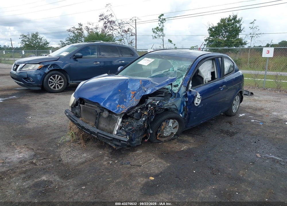 2007 HYUNDAI ACCENT GS VIN: KMHCM36C57U001518