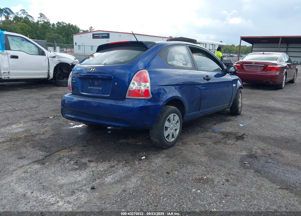 2007 HYUNDAI ACCENT GS VIN: KMHCM36C57U001518