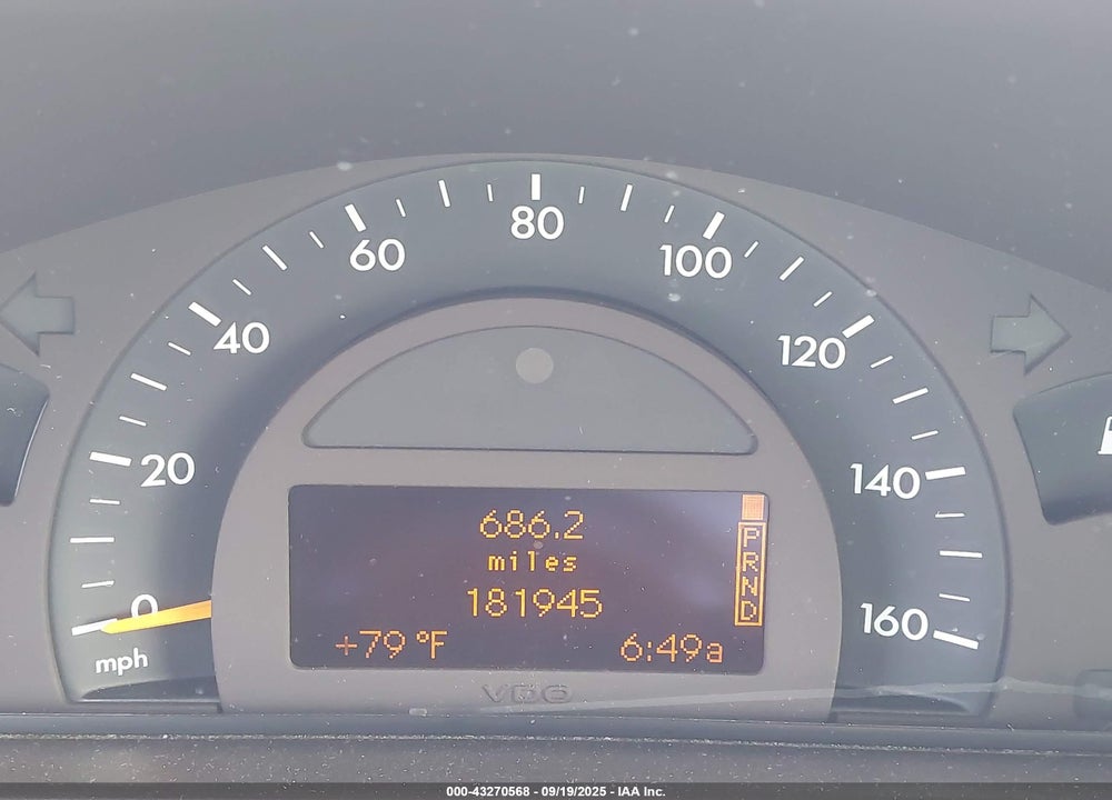 2001 MERCEDES-BENZ C 240 VIN: WDBRF61JX1F074345
