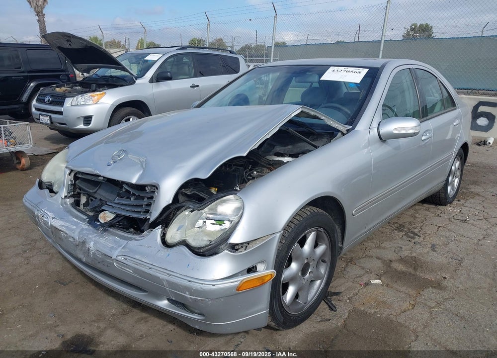 2001 MERCEDES-BENZ C 240 VIN: WDBRF61JX1F074345