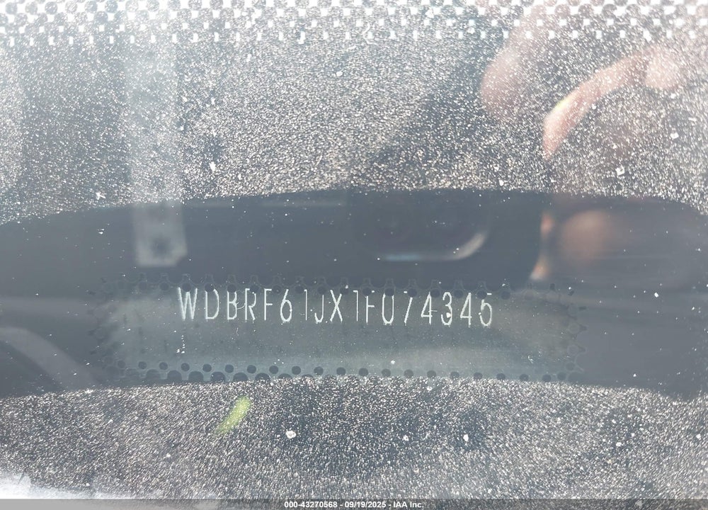 2001 MERCEDES-BENZ C 240 VIN: WDBRF61JX1F074345
