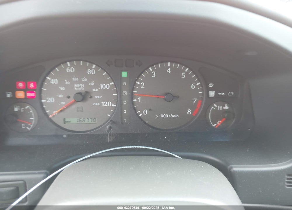 1999 INFINITI G20 STANDARD/TOURING VIN: JNKCP11A5XT011959