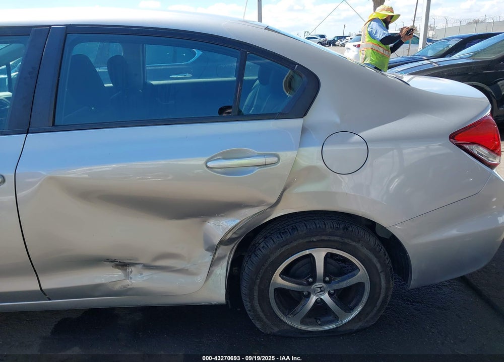 2015 HONDA CIVIC VIN: 19XFB2F73FE271591