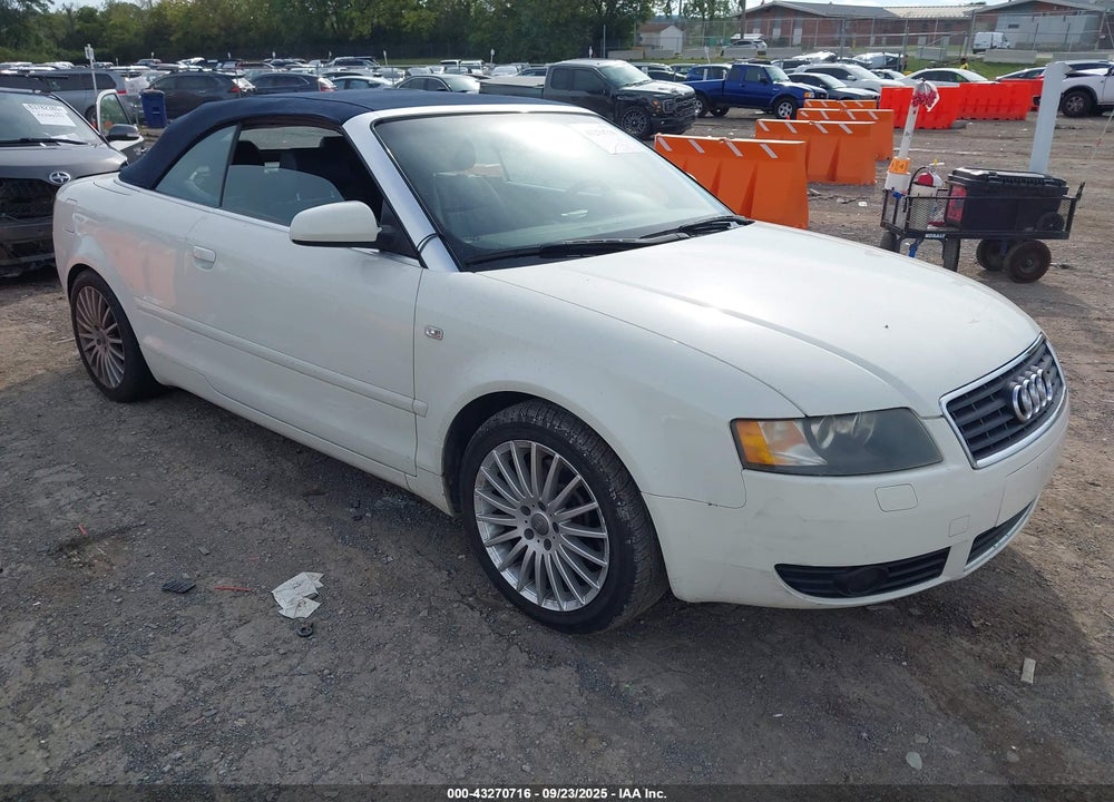 2005 AUDI A4 3.0 VIN: WAUAT48H05K015507