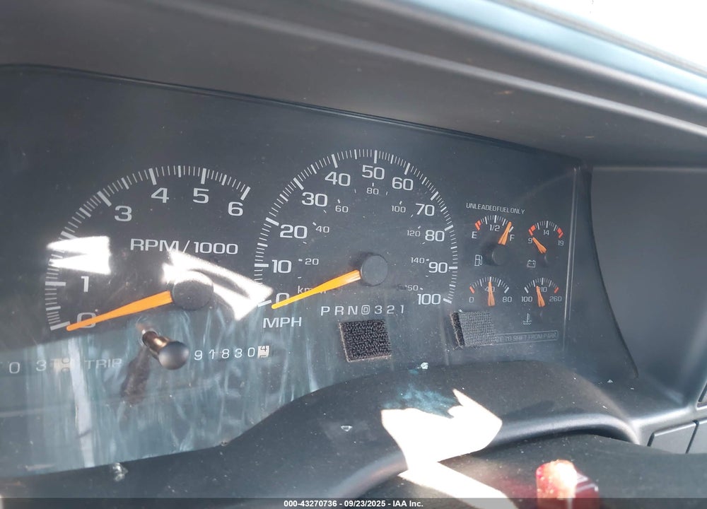 1997 GMC SIERRA 1500 SL WIDESIDE VIN: 1GTEC14RXVZ524240