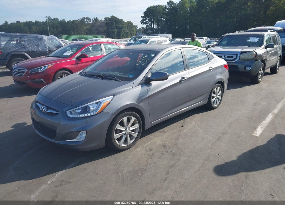 2014 HYUNDAI ACCENT VIN: KMHCU4AE3EU770000