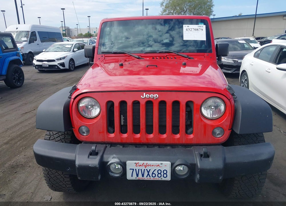 2014 JEEP WRANGLER UNLIMITED SPORT VIN: 1C4HJWDG5EL174677
