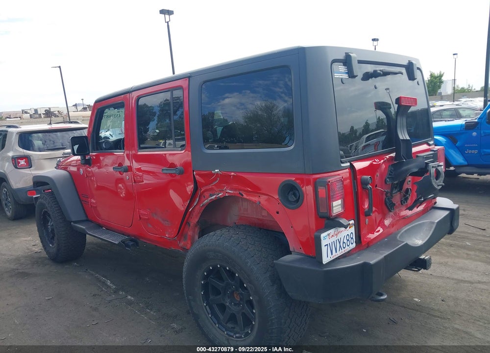 2014 JEEP WRANGLER UNLIMITED SPORT VIN: 1C4HJWDG5EL174677