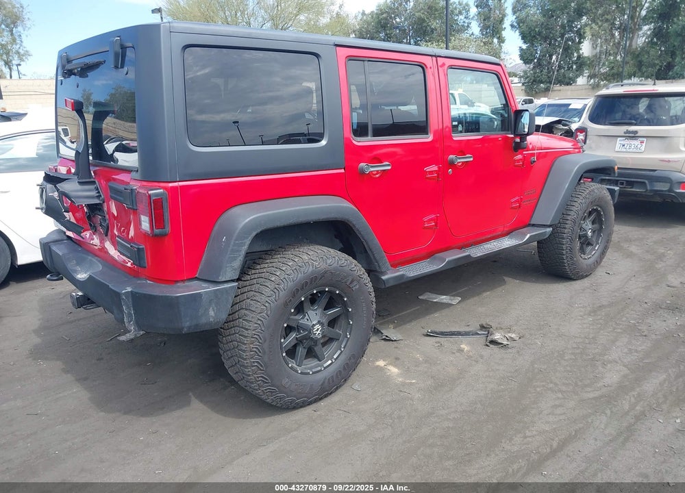 2014 JEEP WRANGLER UNLIMITED SPORT VIN: 1C4HJWDG5EL174677