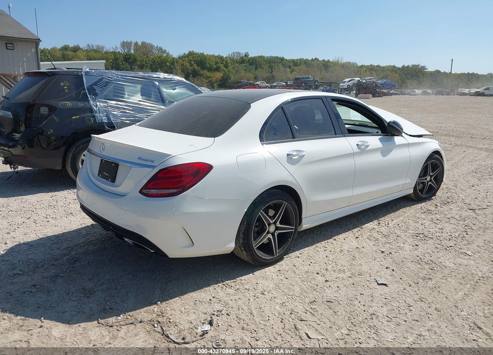 2017 MERCEDES-BENZ C CLASS VIN: WDDWF4KB8HR219249