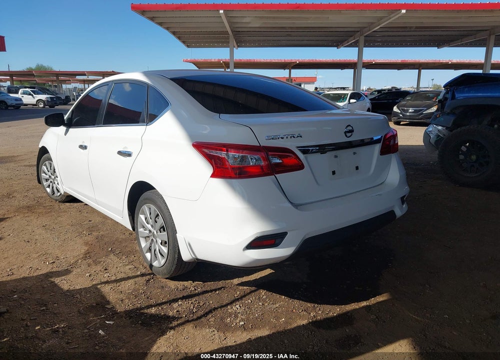 2019 NISSAN SENTRA S VIN: 3N1AB7AP8KY454611