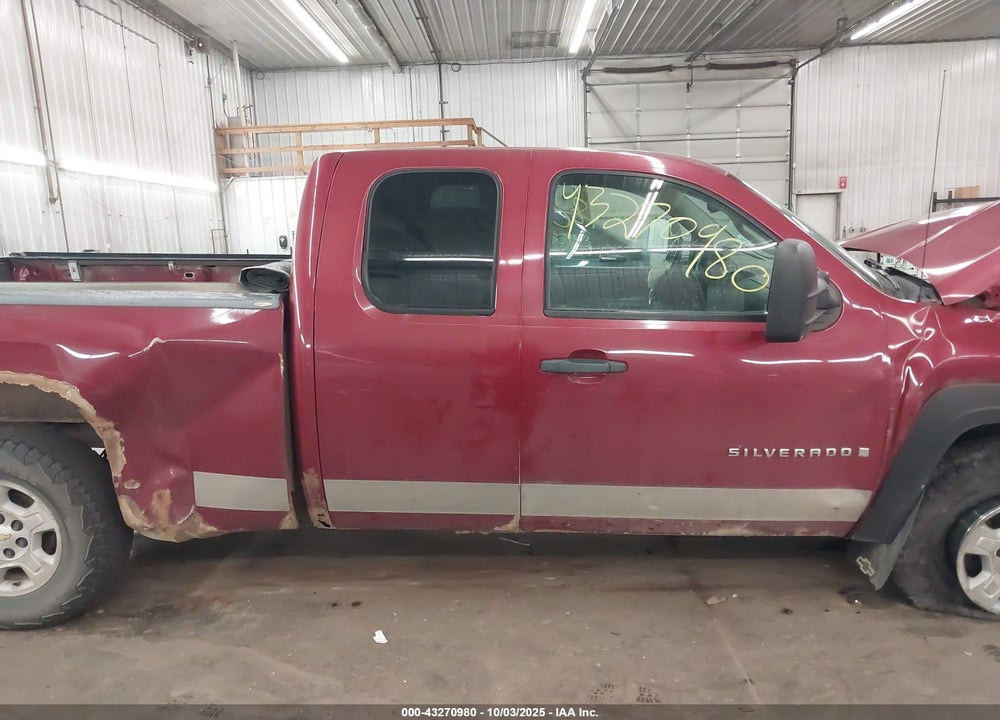 2007 CHEVROLET SILVERADO 1500 VIN: 1GCEK19087Z516606