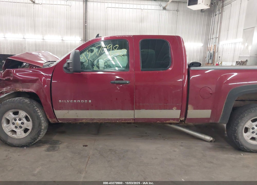 2007 CHEVROLET SILVERADO 1500 VIN: 1GCEK19087Z516606