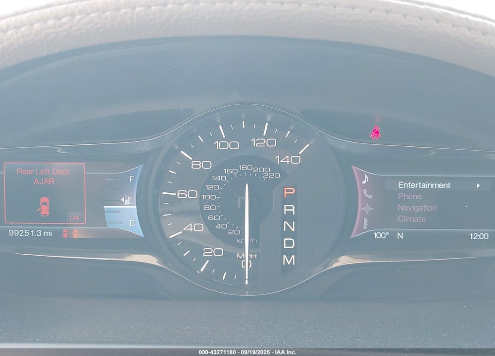 2012 LINCOLN MKX VIN: 2LMDJ8JK5CBL00603