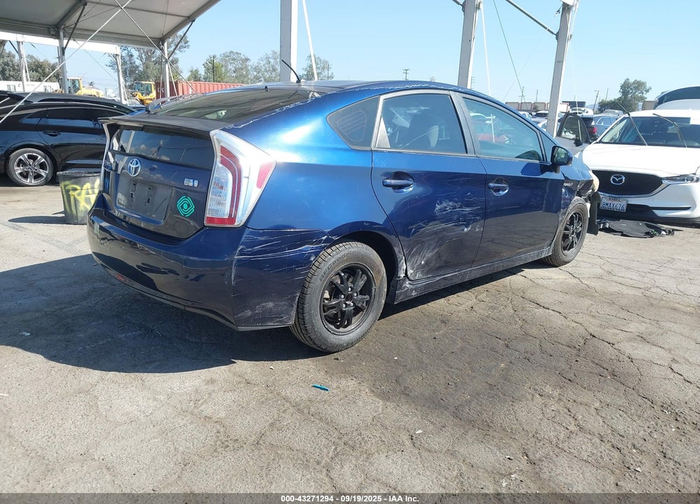 2012 TOYOTA PRIUS VIN: JTDKN3DU6C1484280